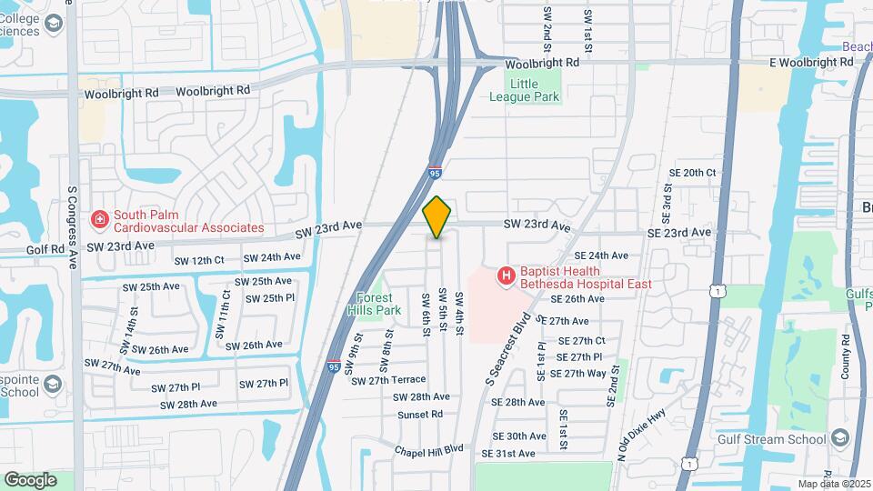 555 SW 24th Ave Map and Location Details