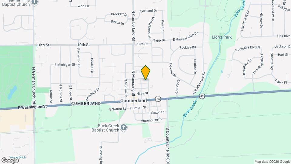 11903 E Welland St Map and Location Details