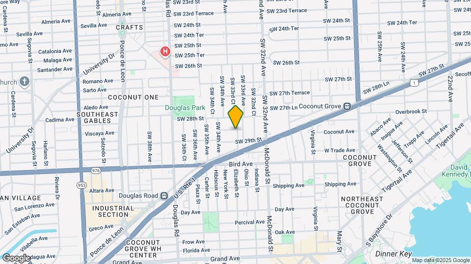 2868 SW 33rd Ct Map and Location Details
