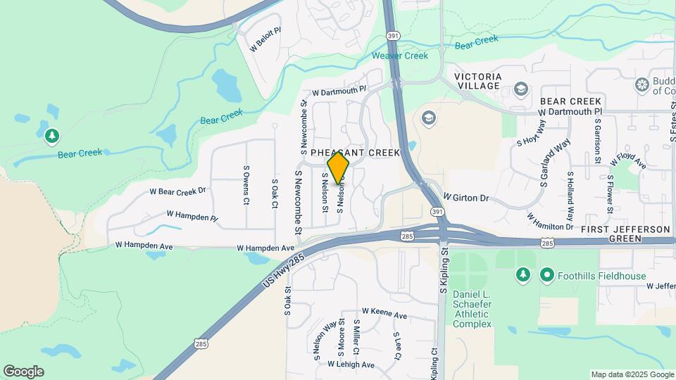 3333 S Nelson Ct Map and Location Details