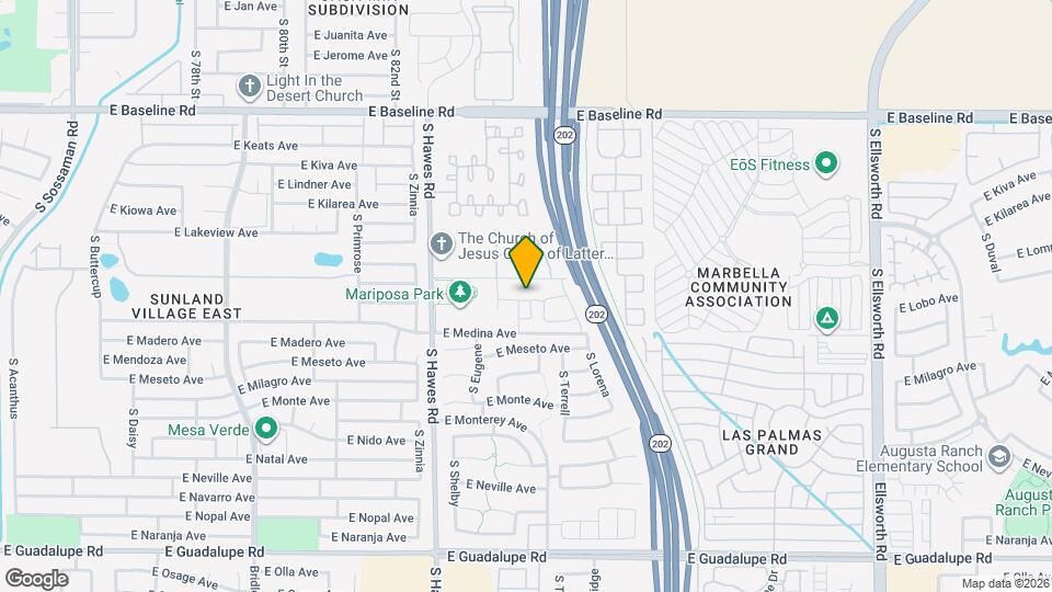 8548 E Laguna Azul Ave Map and Location Details