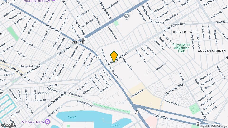 13461 Beach Ave Map and Location Details