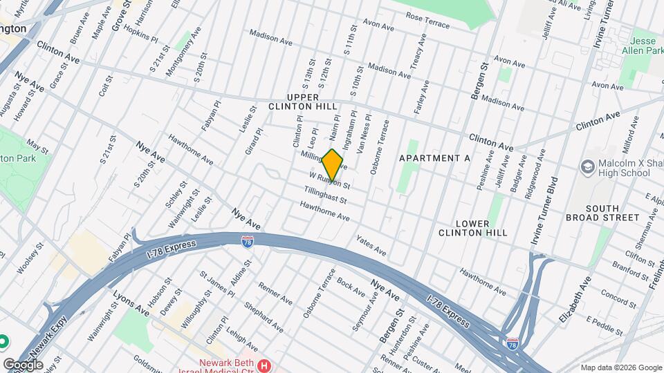 282 W Runyon St Map and Location Details