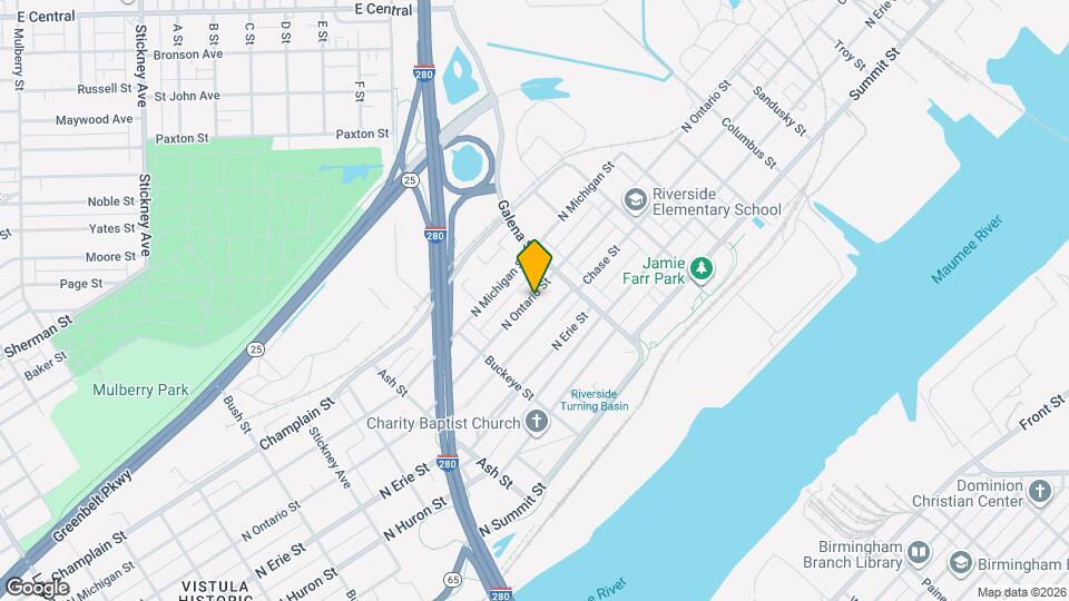 1970 N Ontario St Map and Location Details