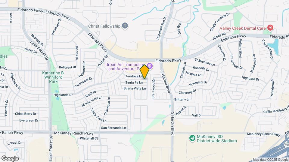 4402 Santa Fe Ln Map and Location Details