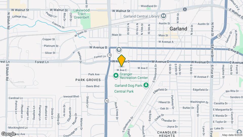 1227 Avenue Ave Map and Location Details