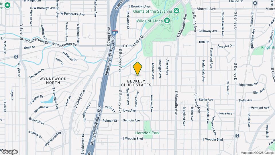 1406 Ramsey Ave Map and Location Details