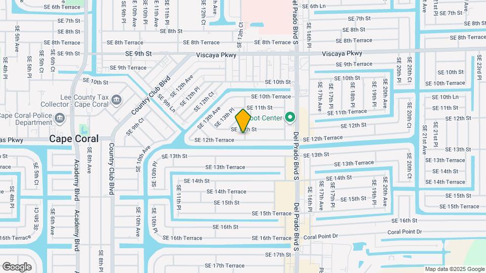 1343 SE 12th Terrace Map and Location Details