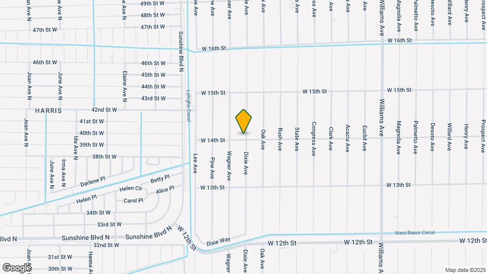 1900 W 14th St Map and Location Details