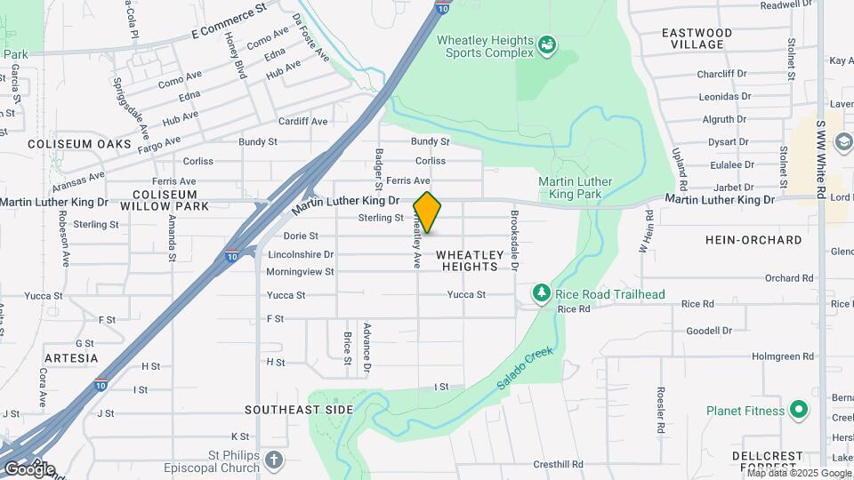 410 Dorie St Map and Location Details