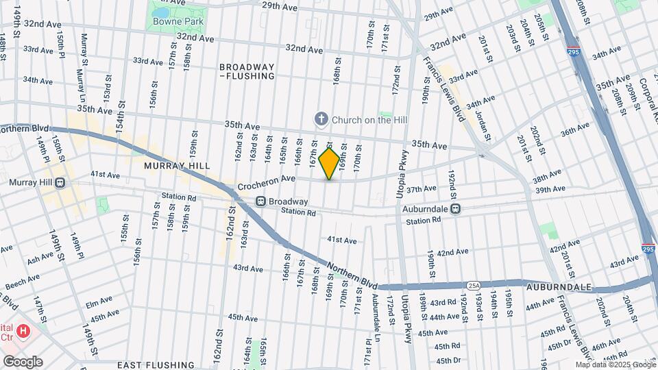 36-03 168th St Map and Location Details
