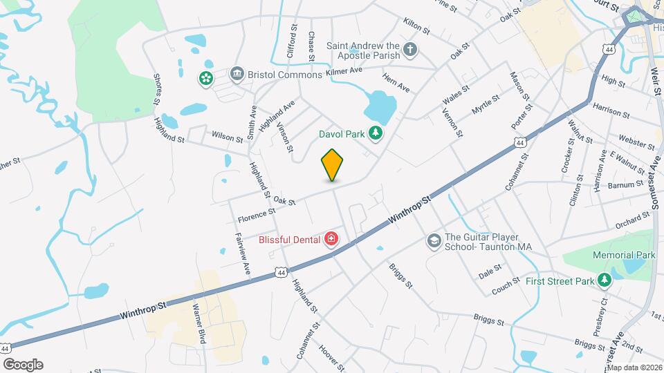 155 Oak St Map and Location Details