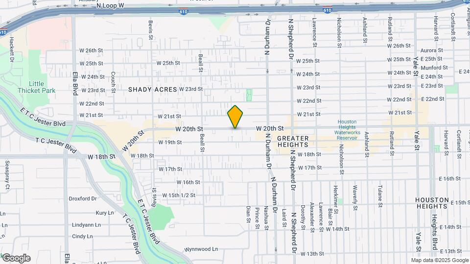 914 W 20th St Map and Location Details