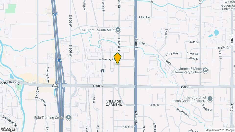 4344 S Main St Map and Location Details