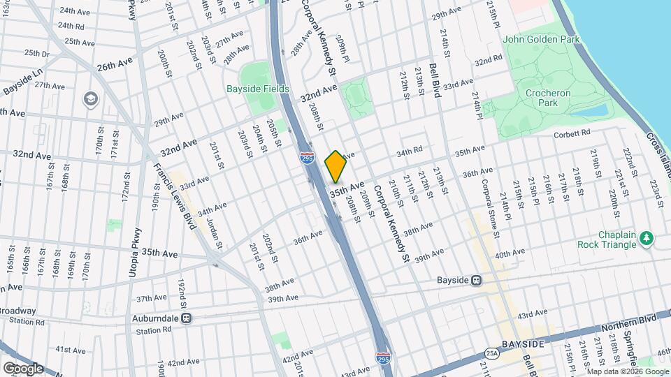 207-09 35th Ave Map and Location Details