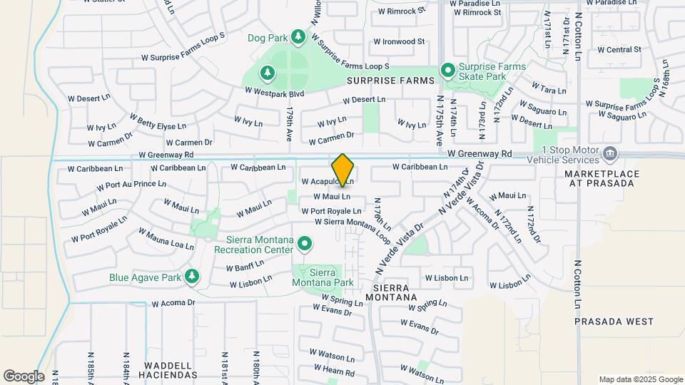 17750 W Maui Ln Map and Location Details