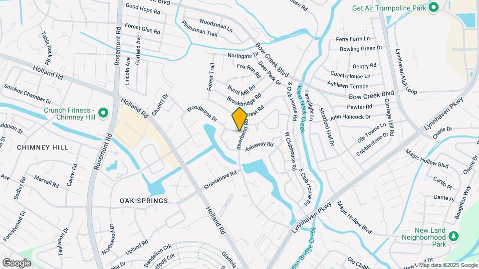 871 Riverbend Rd Map and Location Details