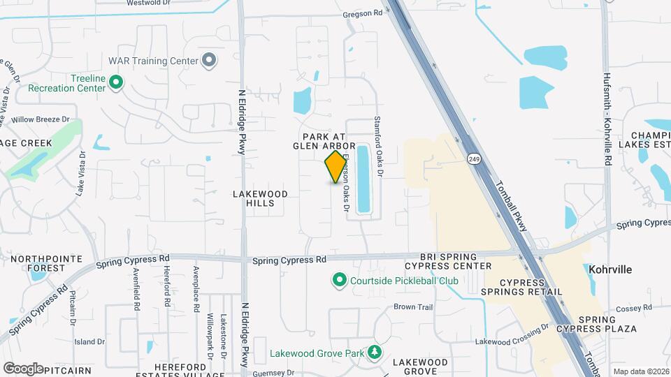 17326 Granberry Gate Dr Map and Location Details