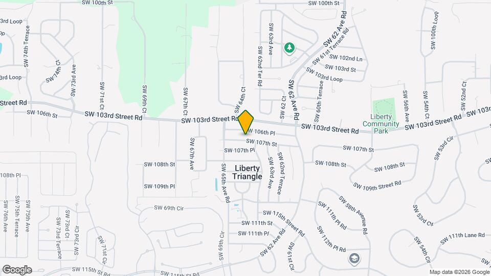 6429 SW 107th St Map and Location Details
