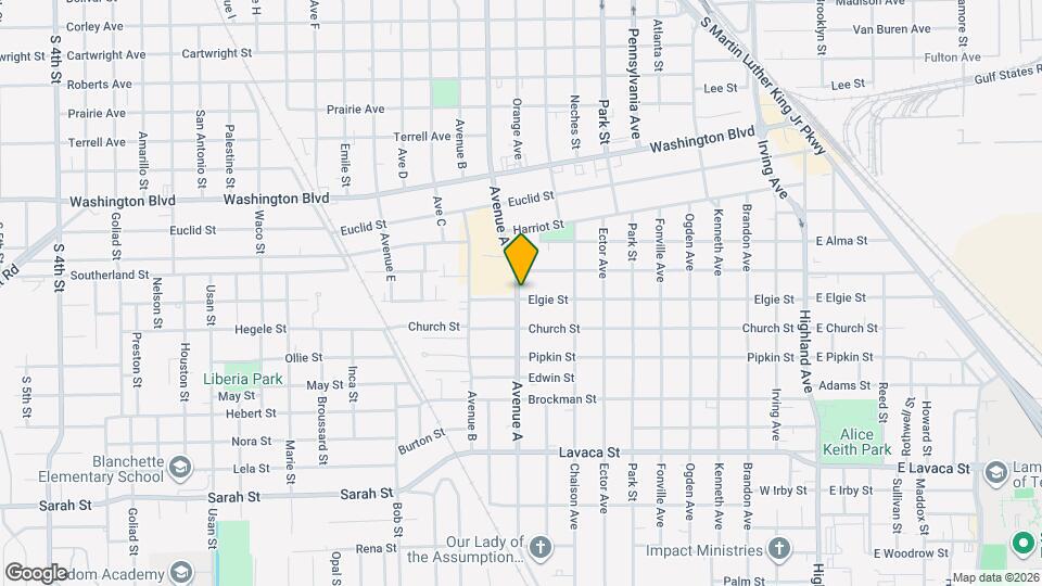 1398 Elgie St Map and Location Details