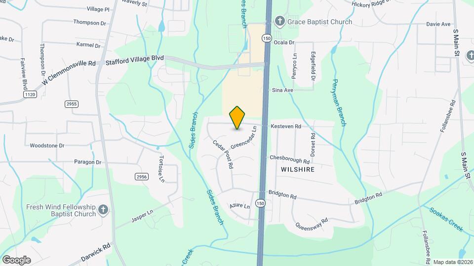 3510 Cedartree Ter Mapa y Detalles de la Ubicación