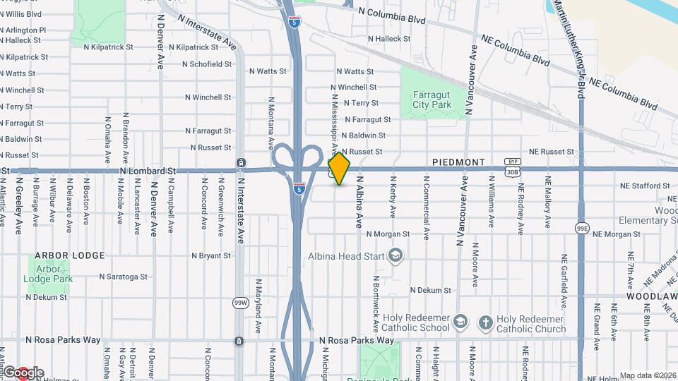 858 N Stafford St Map and Location Details