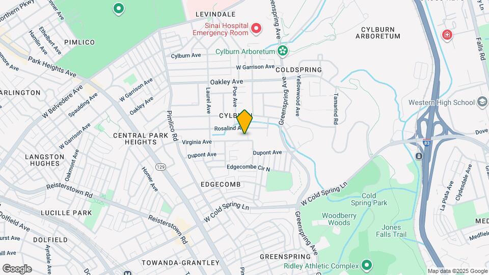 2830 Virginia Ave Map and Location Details