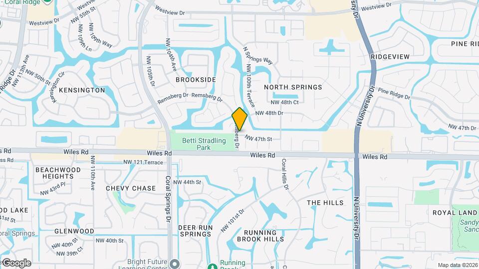 11883 NW 47th Manor Map and Location Details