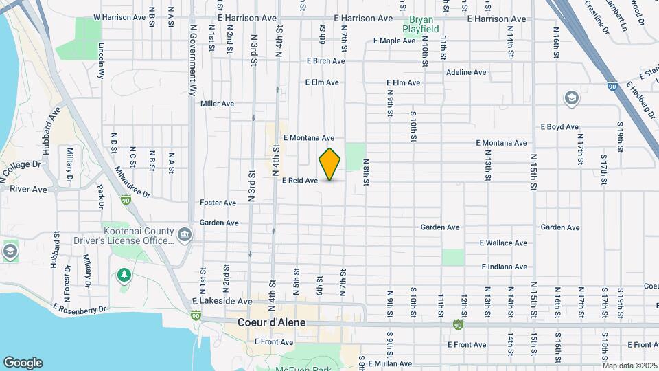 528 E Reid Ave Map and Location Details