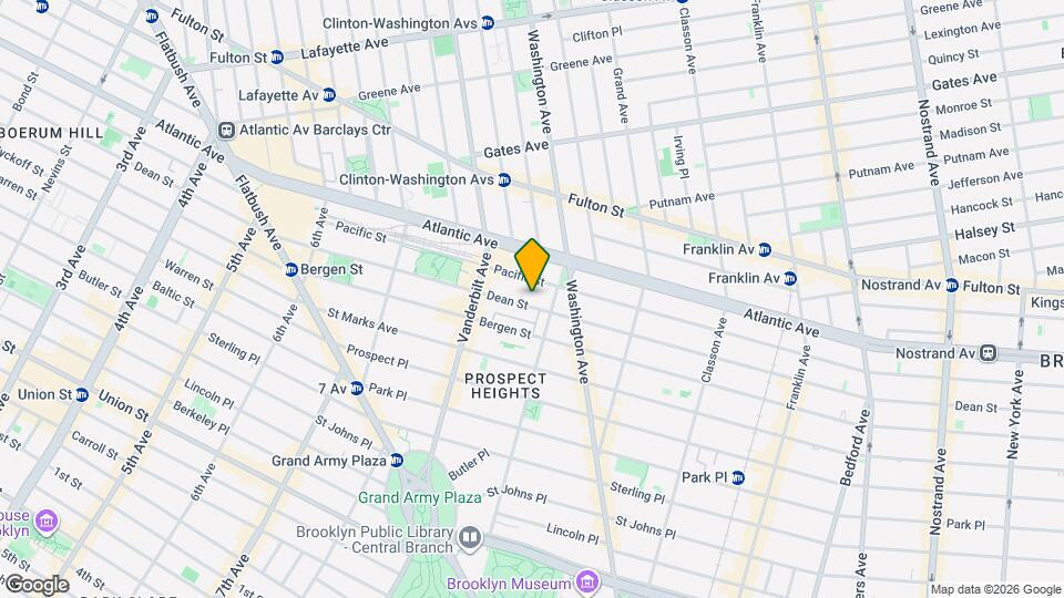 735 Dean St, Unit 3B Map and Location Details
