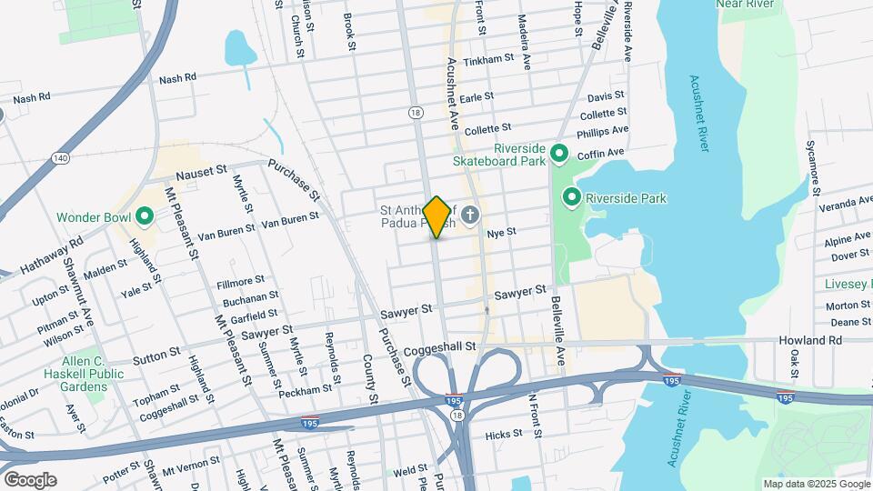 98 Nye St Map and Location Details