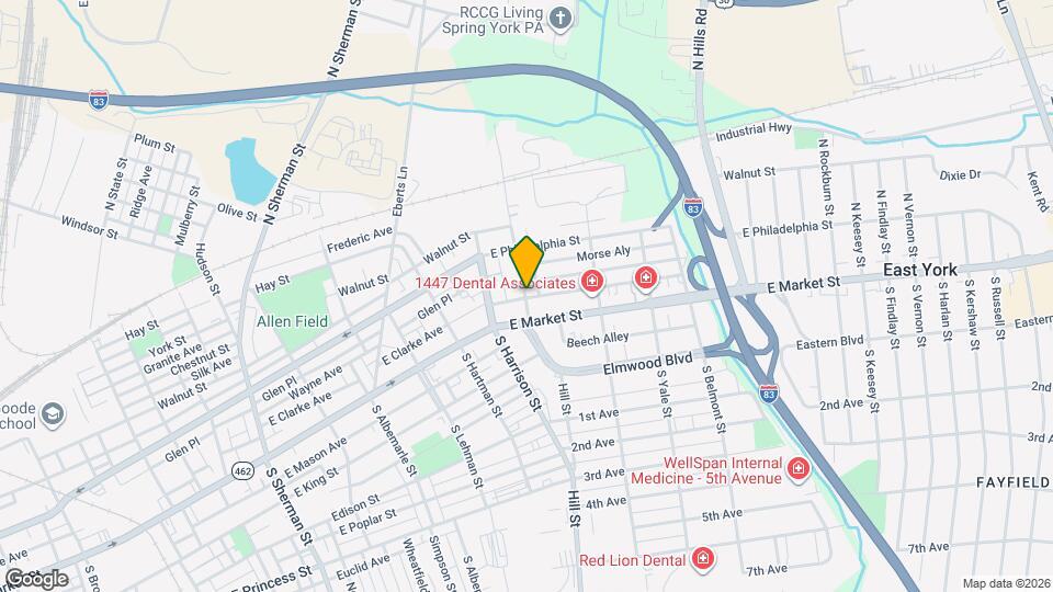 24 N East St Map and Location Details