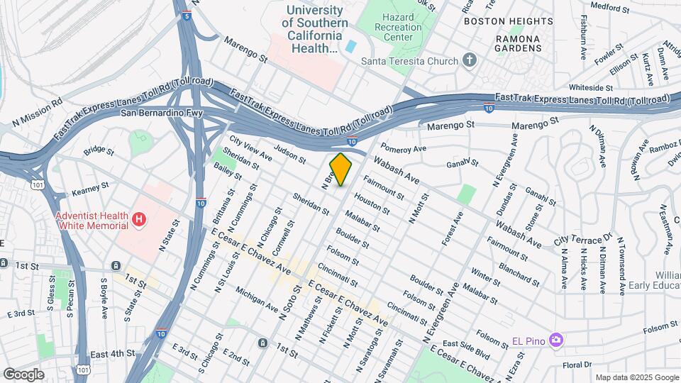 727 N Soto St Map and Location Details