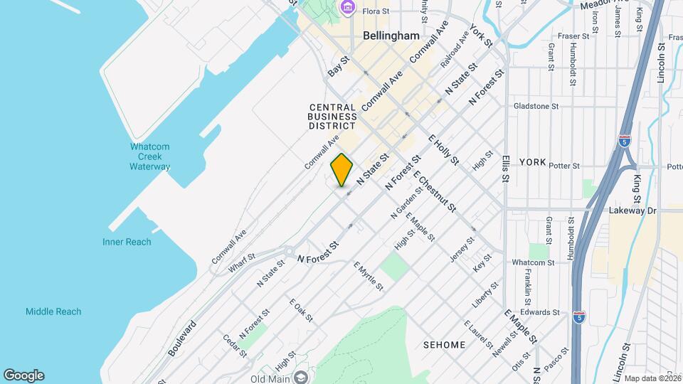 1001 N State St Map and Location Details