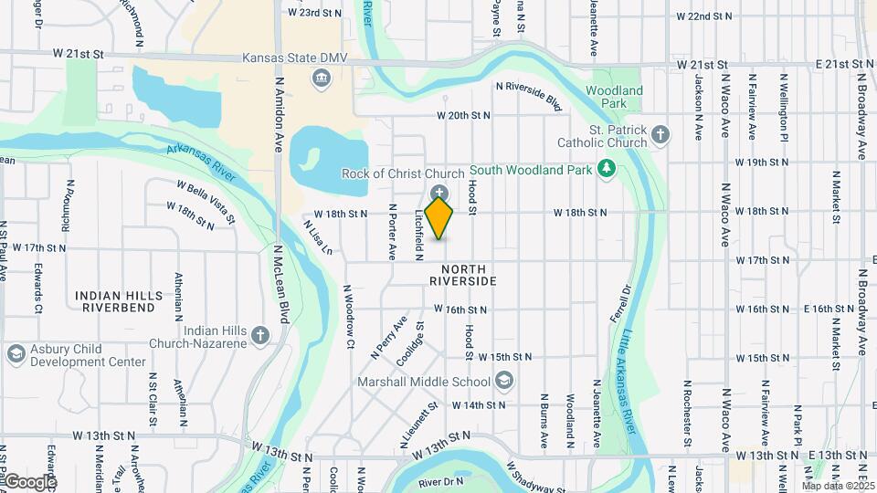 1823 N Garland St Map and Location Details