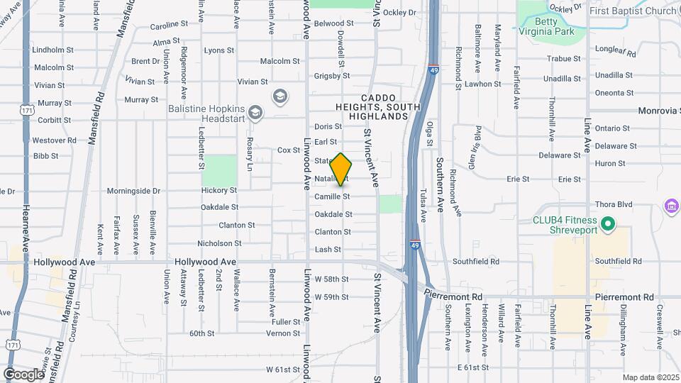 1502 Camille St Map and Location Details