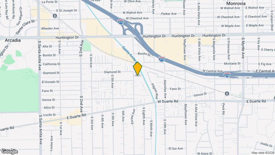 1516 Encino Ave Map and Location Details