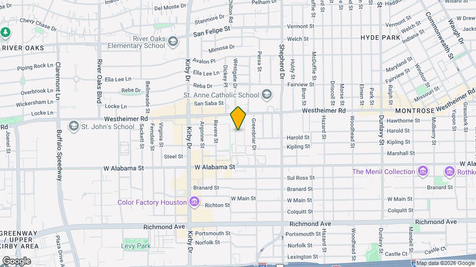 2643 Westgate Dr Map and Location Details