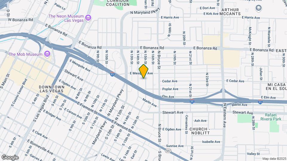 383-385 N 15th St Mapa y Detalles de la Ubicación