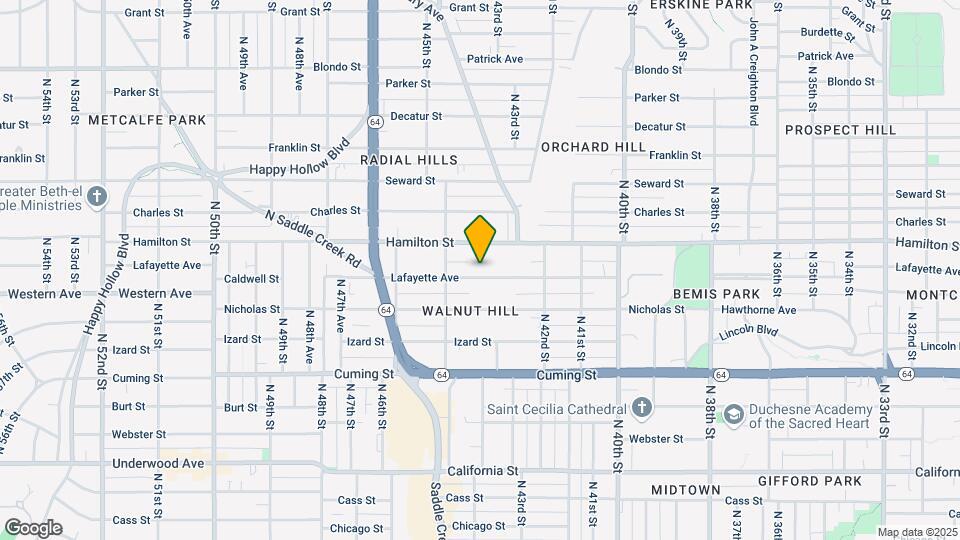 4366 Lafayette Ave Map and Location Details