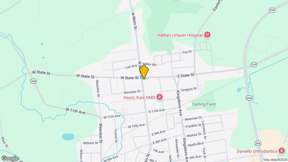 442 N Main St Map and Location Details