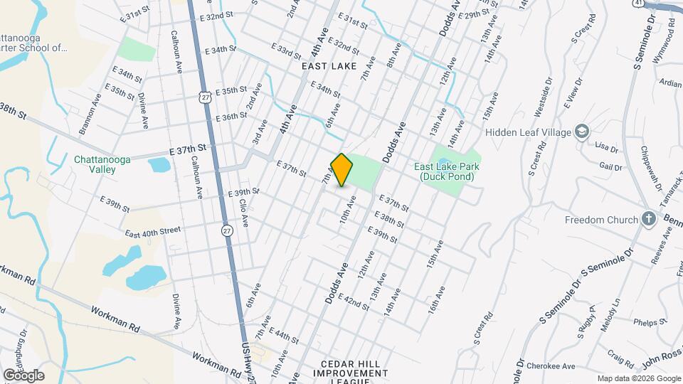 2605 E 38th St Map and Location Details