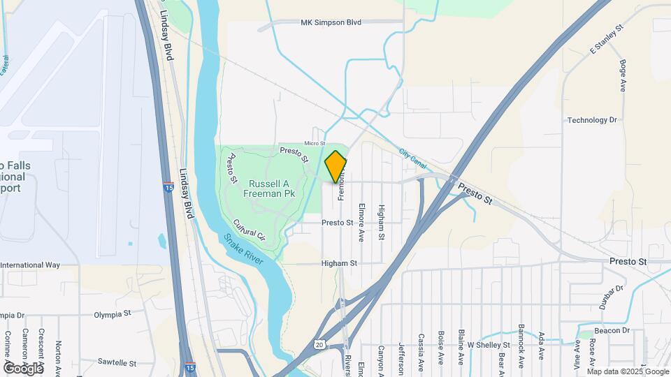 1491 Fremont Ave Map and Location Details