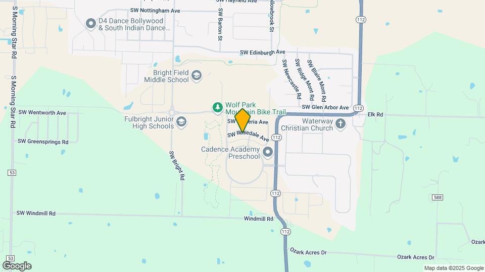 1503 SW Rosedale Ave Map and Location Details
