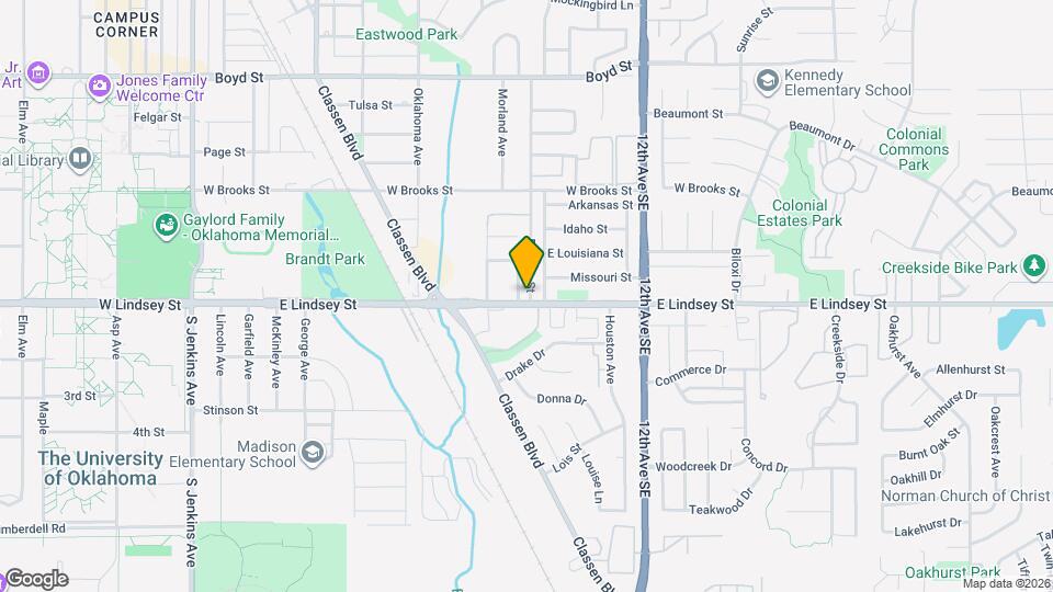 2035 Delaware Ln Map and Location Details