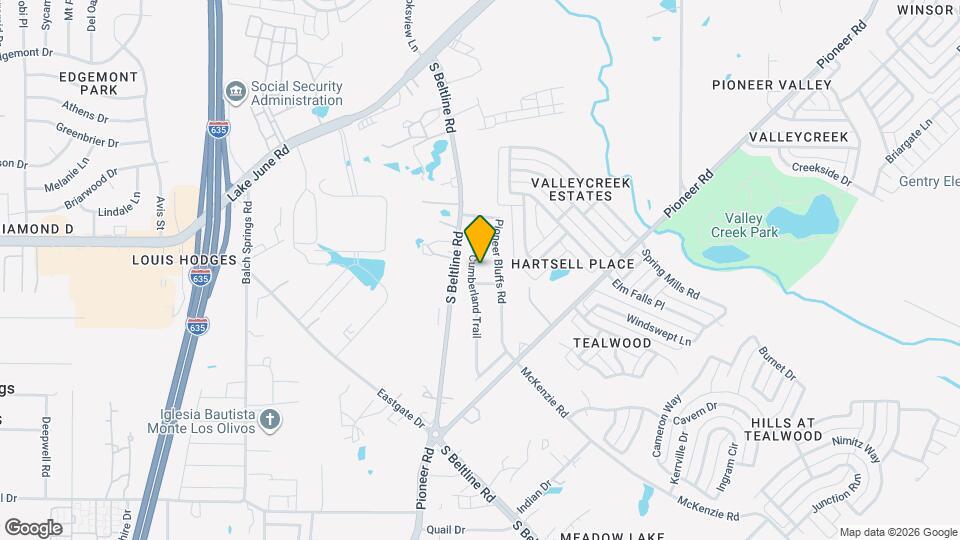 2552 Cumberland Trail Map and Location Details