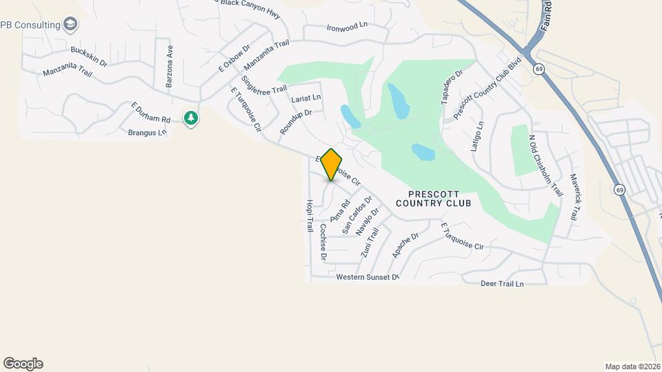 887 Cochise Dr Map and Location Details