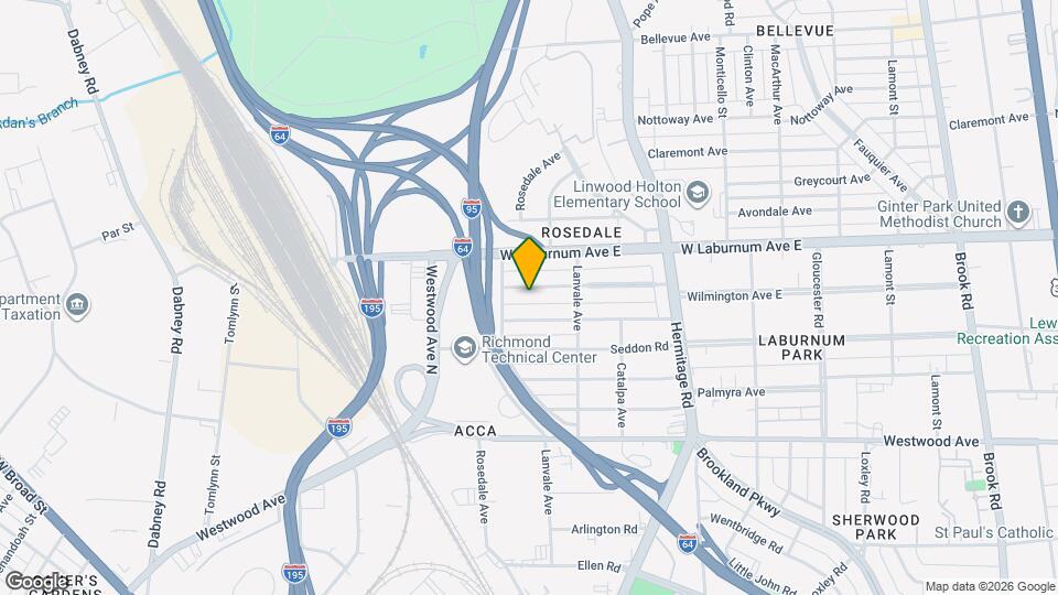 1921 Wilmington Ave Mapa y Detalles de la Ubicación