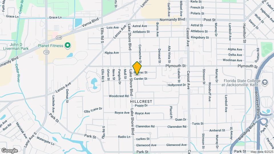 5339 Carder St Map and Location Details