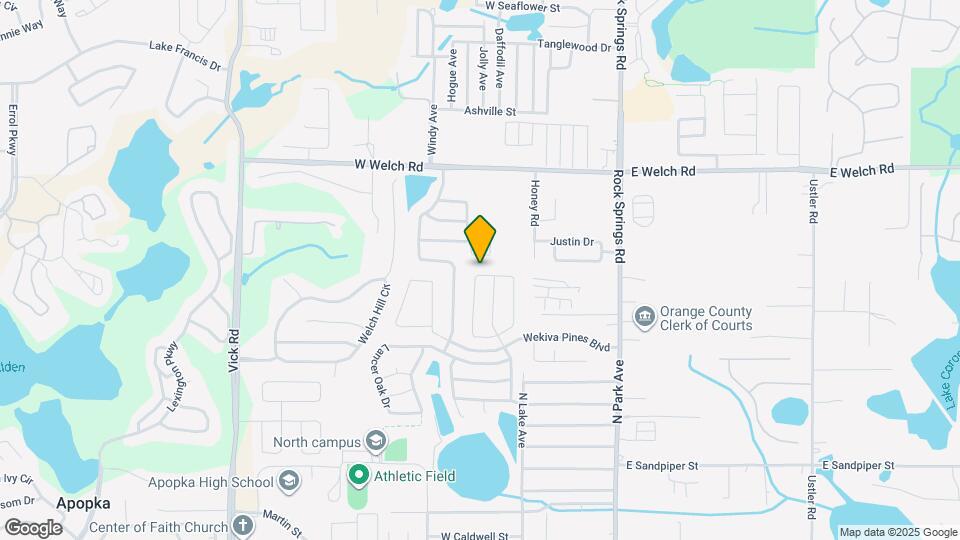 1268 Foxforrest Cir Mapa y Detalles de la Ubicación